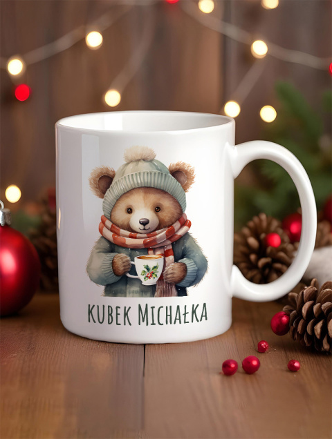 świąteczny kubek z misiem świąteczny kubek z misiem