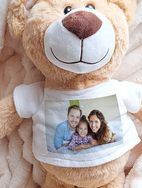 miś w koszulce foto personalizowany miś w koszulce foto personalizowany