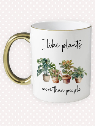 Kubek I LIKE PLANTS MORE THAN PEOPLE