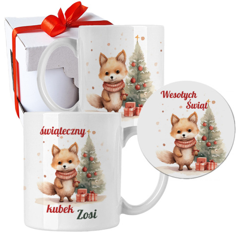 zestaw na mikołajki z liskiem zestaw na mikołajki z liskiem
